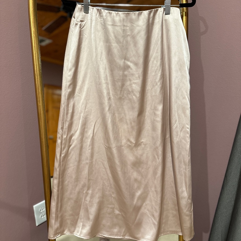 Elegant Satin Skirt